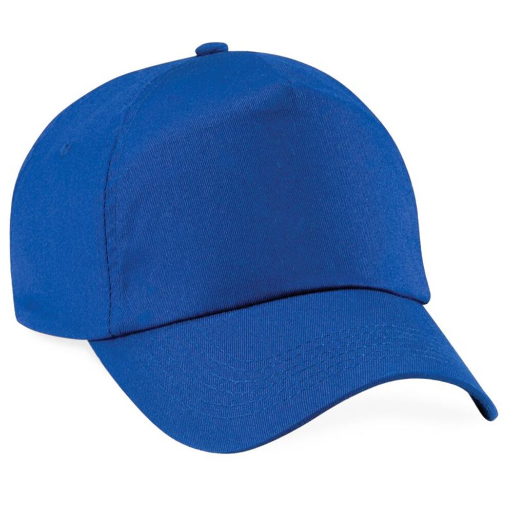 Beechfield Unisex Plain Original 5 Panel Baseball Cap / Royal